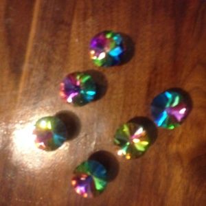 6 prism dresser Cabinet knobs drawer pulls